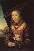 Lucas Cranach the Elder Portrait of a Lady oil painting artist